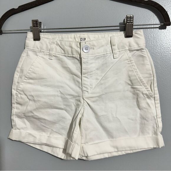 GAP kids white shorts size 8 Slim - Picture 1 of 9